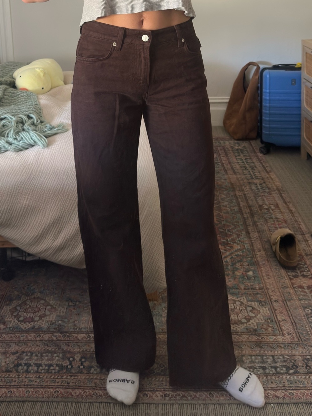 Reformation “Cary Low Rise Slouchy Wide Leg Jeans”